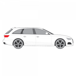 Audi A4 Avant – perforoitu tummennuskalvo