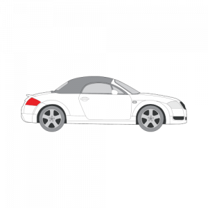 Audi TT Cabriolet – perforoitu tummennuskalvo
