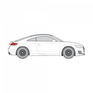 Audi TT Coupe – perforoitu tummennuskalvo