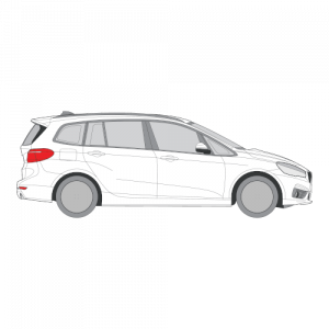 BMW 2-Sarjan Active Tourer – perforoitu tummennuskalvo