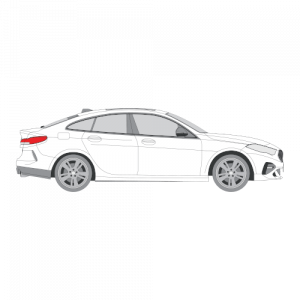 BMW 2-Sarja Gran Coupe – perforoitu tummennuskalvo