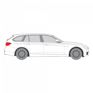 BMW 3-Sarjan Touring – perforoitu tummennuskalvo
