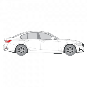 BMW 3-Sarja Sedan 5-ovinen – perforoitu tummennuskalvo