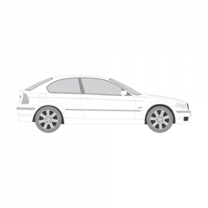 BMW 3-Sarjan Compact – perforoitu tummennuskalvo