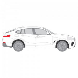 BMW X4 – perforoitu tummennuskalvo