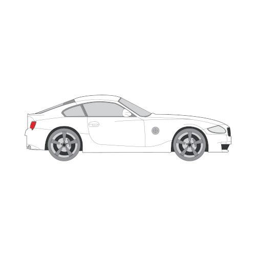 BMW Z4 Coupe – perforoitu tummennuskalvo