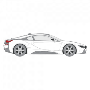 BMW i8 Coupe – perforoitu tummennuskalvo