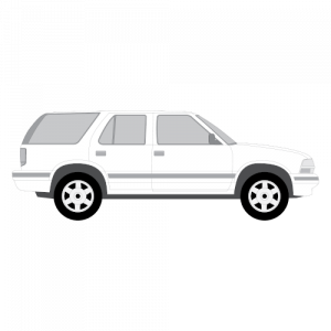 Chevrolet Blazer 5-ovinen – perforoitu tummennuskalvo