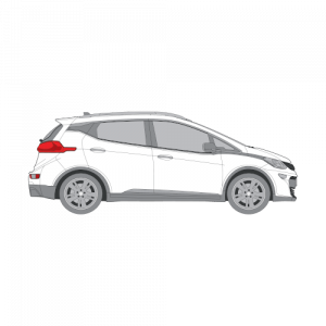 Chevrolet Bolt – perforoitu tummennuskalvo