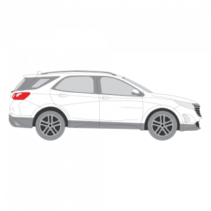 Chevrolet Equinox – perforoitu tummennuskalvo