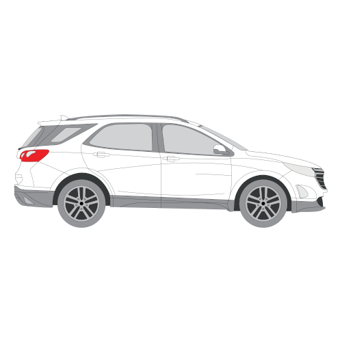 Chevrolet Equinox – perforoitu tummennuskalvo