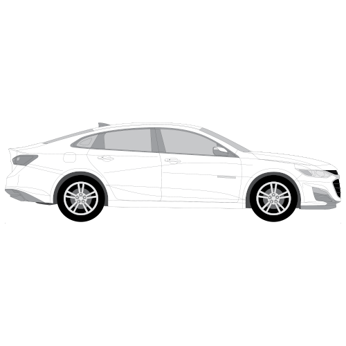Chevrolet Malibu Sedan – perforoitu tummennuskalvo
