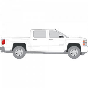 Chevrolet Silverado 1500 Crew Cab – perforoitu tummennuskalvo