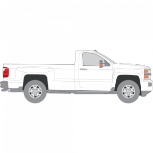 Chevrolet Silverado 2500/3500HD Regular Cab – perforoitu tummennuskalvo