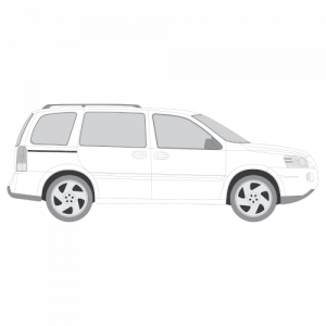 Chevrolet Uplander LS – perforoitu tummennuskalvo