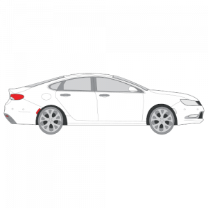 Chrysler 200 – perforoitu tummennuskalvo