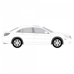 Chrysler Sebring sedan – perforoitu tummennuskalvo