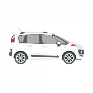 Citroen C3 Picasso – perforoitu tummennuskalvo