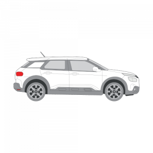 Citroen C4 Cactus – perforoitu tummennuskalvo