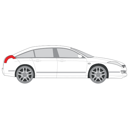Citroen C6 – perforoitu tummennuskalvo