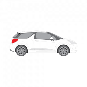 Citroen DS3 – perforoitu tummennuskalvo