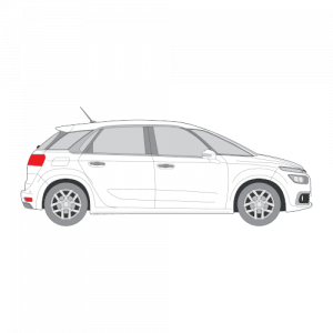 Citroen Grand C4 Picasso – perforoitu tummennuskalvo