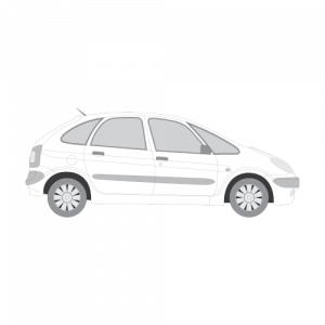 Citroen Xsara Picasso – perforoitu tummennuskalvo