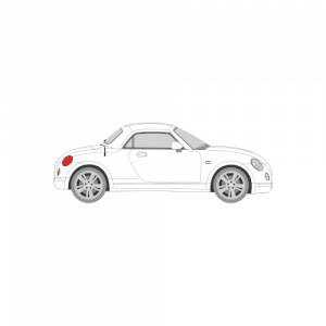 Daihatsu Copen Roadster – perforoitu tummennuskalvo