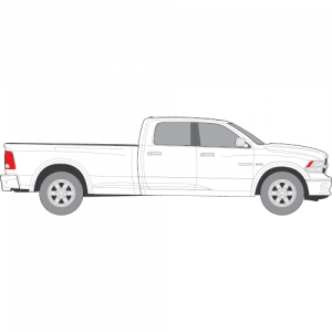 Dodge Ram 1500/2500/3500 Crew Cabin – perforoitu tummennuskalvo