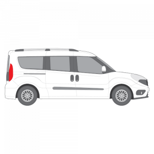 Fiat Doblo – perforoitu tummennuskalvo