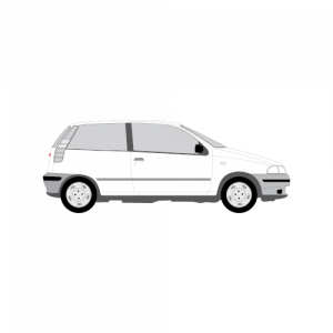 Fiat Punto 3-ovinen – perforoitu tummennuskalvo
