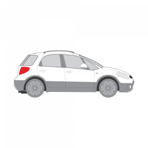 Fiat Sedici – perforoitu tummennuskalvo