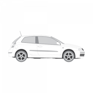 Fiat Stilo 3-ovinen – perforoitu tummennuskalvo