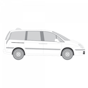 Fiat Ulyssee – perforoitu tummennuskalvo