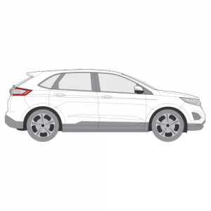 Ford Edge – perforoitu tummennuskalvo