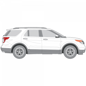 Ford Explorer – perforoitu tummennuskalvo