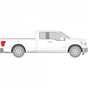 Ford F-150 Super Cab – perforoitu tummennuskalvo