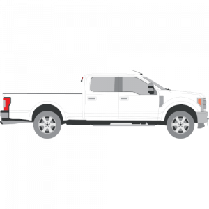 Ford F-250 Crew Cab – perforoitu tummennuskalvo