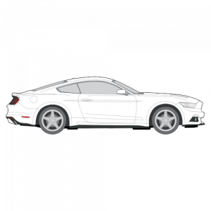 Ford Mustang Coupe – perforoitu tummennuskalvo