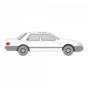 Ford Sierra sedan – perforoitu tummennuskalvo