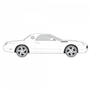 Ford Thunderbird – perforoitu tummennuskalvo