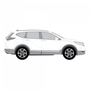 Honda CR-V – perforoitu tummennuskalvo