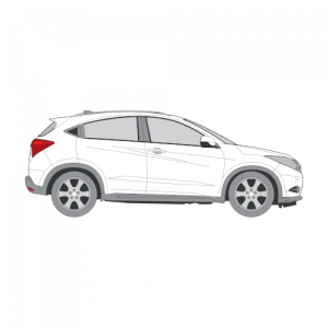 Honda HR-V – perforoitu tummennuskalvo