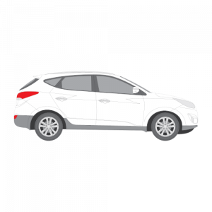 Hyundai IX35 – perforoitu tummennuskalvo