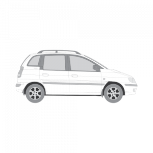 Hyundai Matrix – perforoitu tummennuskalvo