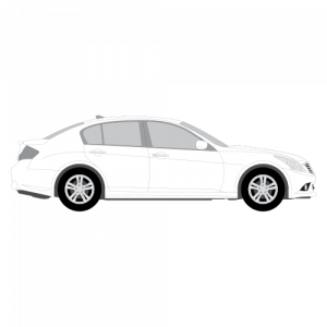 Infiniti G-sarjan sedan – perforoitu tummennuskalvo