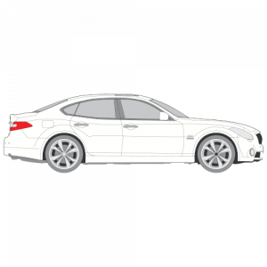 Infiniti M-sarjan sedan – perforoitu tummennuskalvo