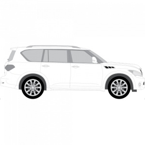 Infiniti QX56 – perforoitu tummennuskalvo
