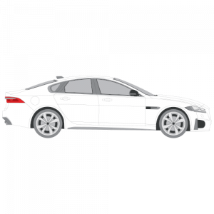 Jaguar XF sedan – perforoitu tummennuskalvo