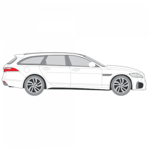 Jaguar XF Sportbrake – perforoitu tummennuskalvo